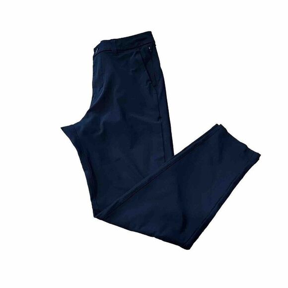 Lululemon Mens ABC Trouser Pants Size 29 Black Stretchy Zip Pockets - Picture 1 of 10